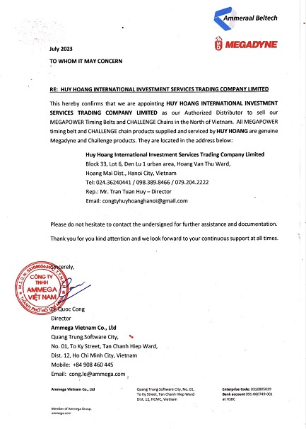 Chứng nhận AMMERAAL